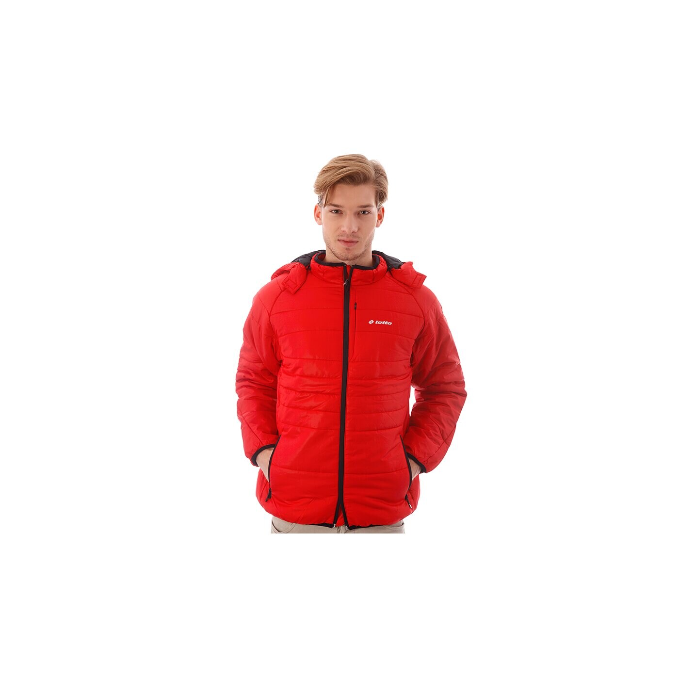 Kurtka zimowa męska LOTTO KURTKA GABE lo33kum05629 kolor czerwony