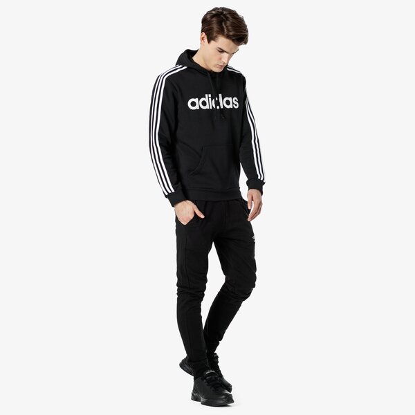 Bluza męska ADIDAS BLUZA E 3S PO FL dq3096 kolor czarny