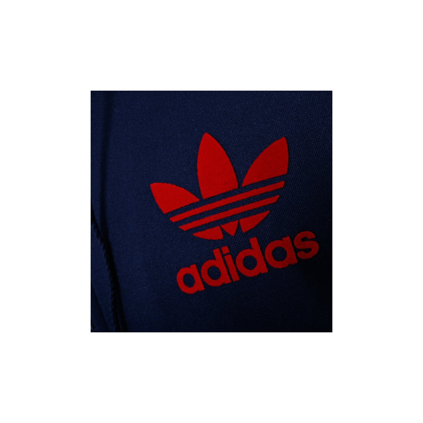 Bluza męska ADIDAS BLUZA   ADI HOODED FLOC x52982 kolor granatowy