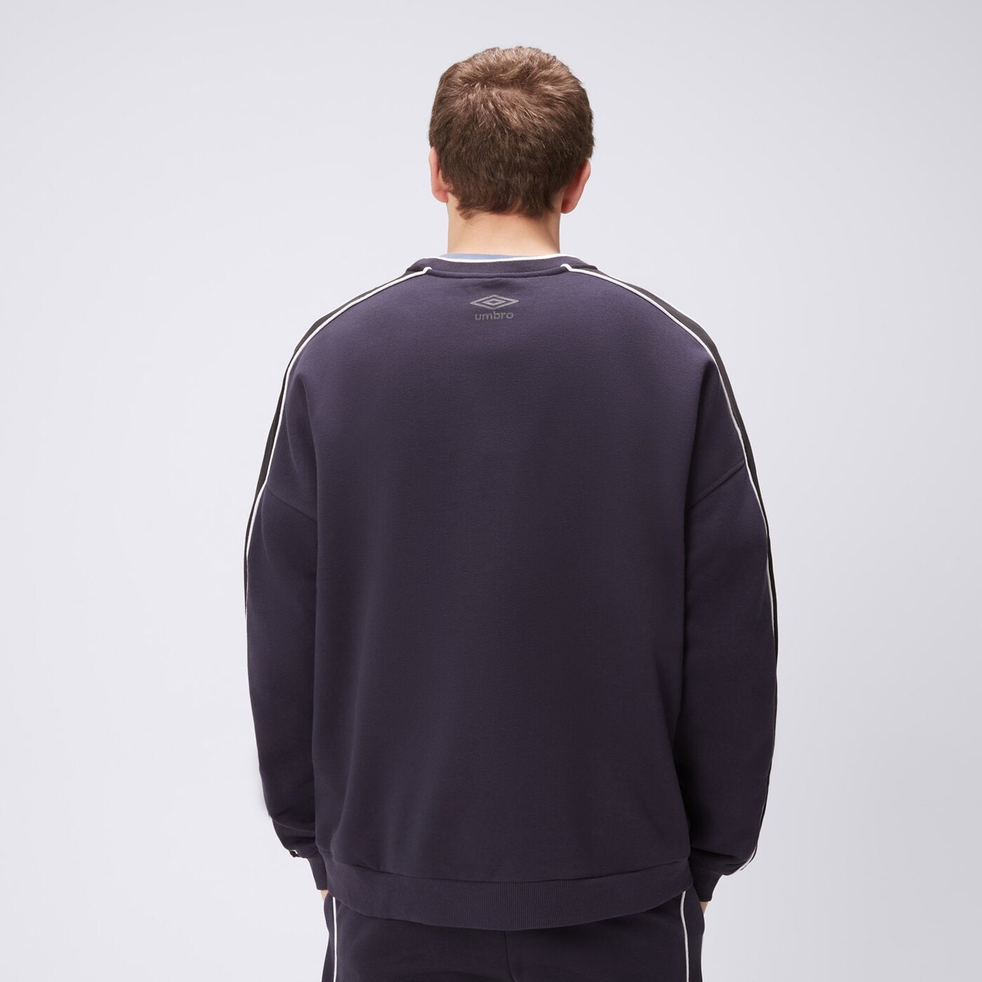 Bluza męska UMBRO BLUZA UMBRO CREW NAVY ul325blm02005 kolor granatowy