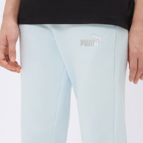 Spodnie dziecięce PUMA SPODNIE ESS+ FL CL G 672114 69 kolor niebieski