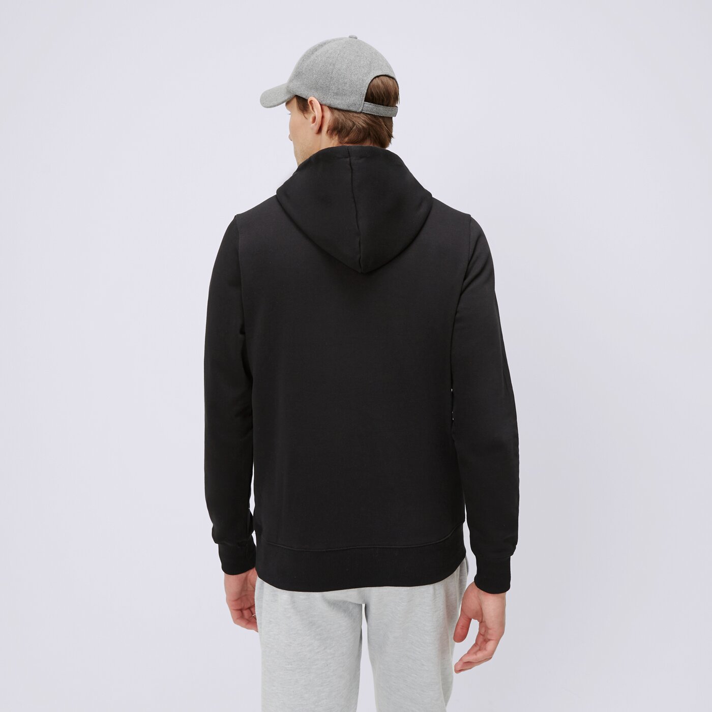 Bluza męska UMBRO BLUZA Z KAPTUREM LARGE LOGO 66412u-060 kolor czarny