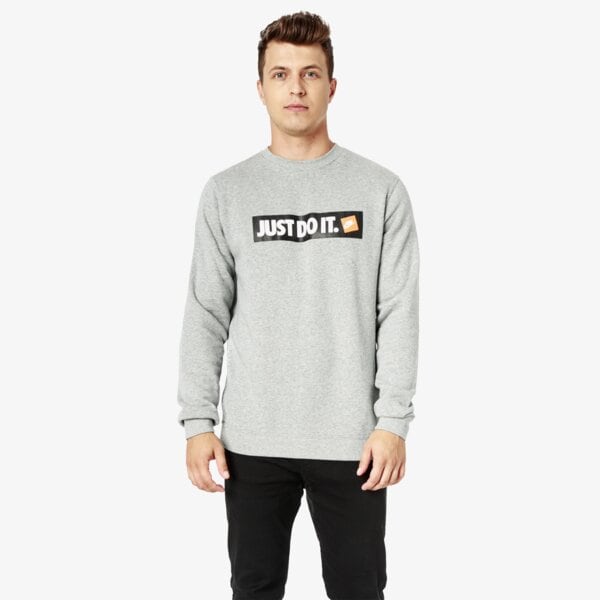 Bluza męska NIKE BLUZA M NSW CREW FLC HBR 928699063 kolor szary