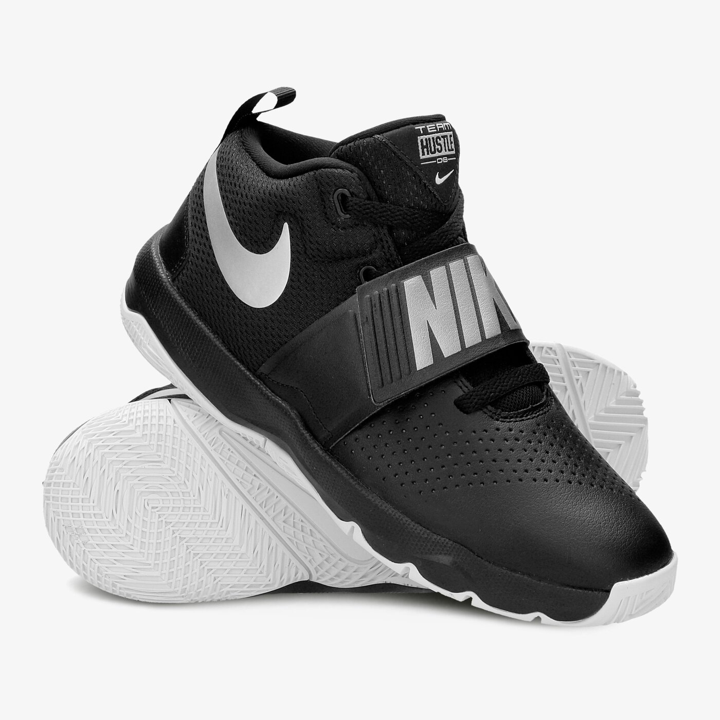 Buty dziecięce do koszykówki NIKE TEAM HUSTLE D 8 BG 881941-001 kolor czarny