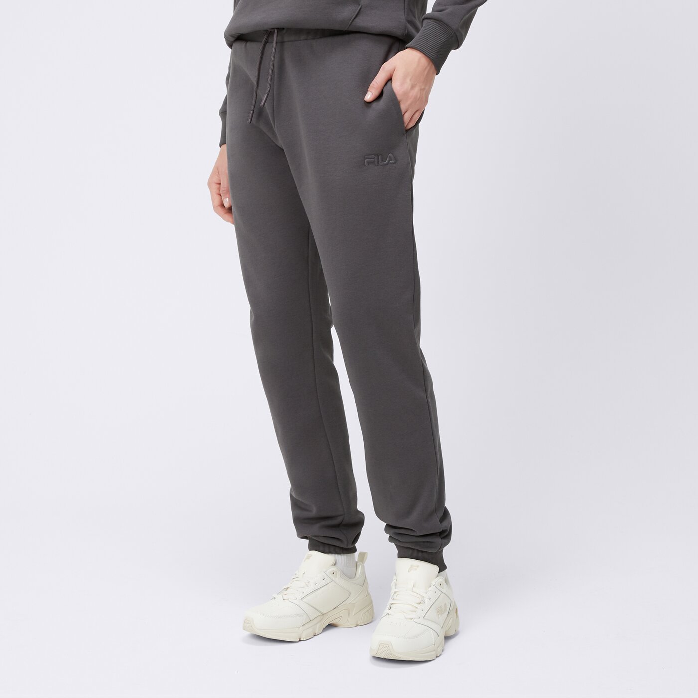 Spodnie dresowe damskie FILA SPODNIE BETSY fw25spw038291 kolor szary