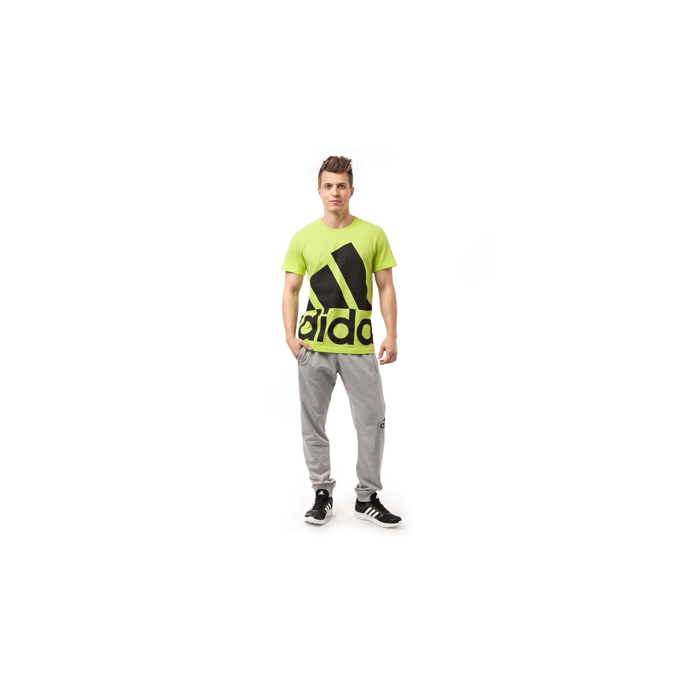 Koszulka męska ADIDAS T-SHIRT LOGO TEE BIG s21318 
