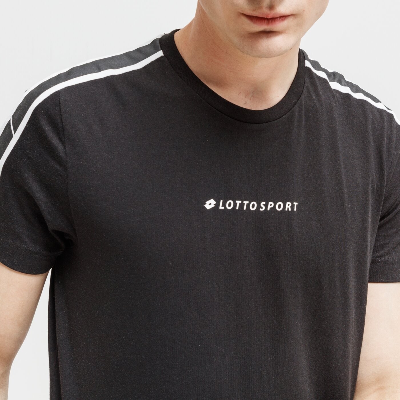Koszulka męska LOTTO T-SHIRT DINAMICO IV CO 215563-1cl kolor czarny