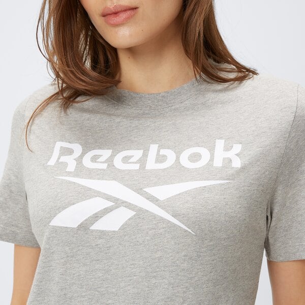 Koszulka damska REEBOK T-SHIRT REEBOK IDENTITY BIG LOGO 100034852 kolor szary