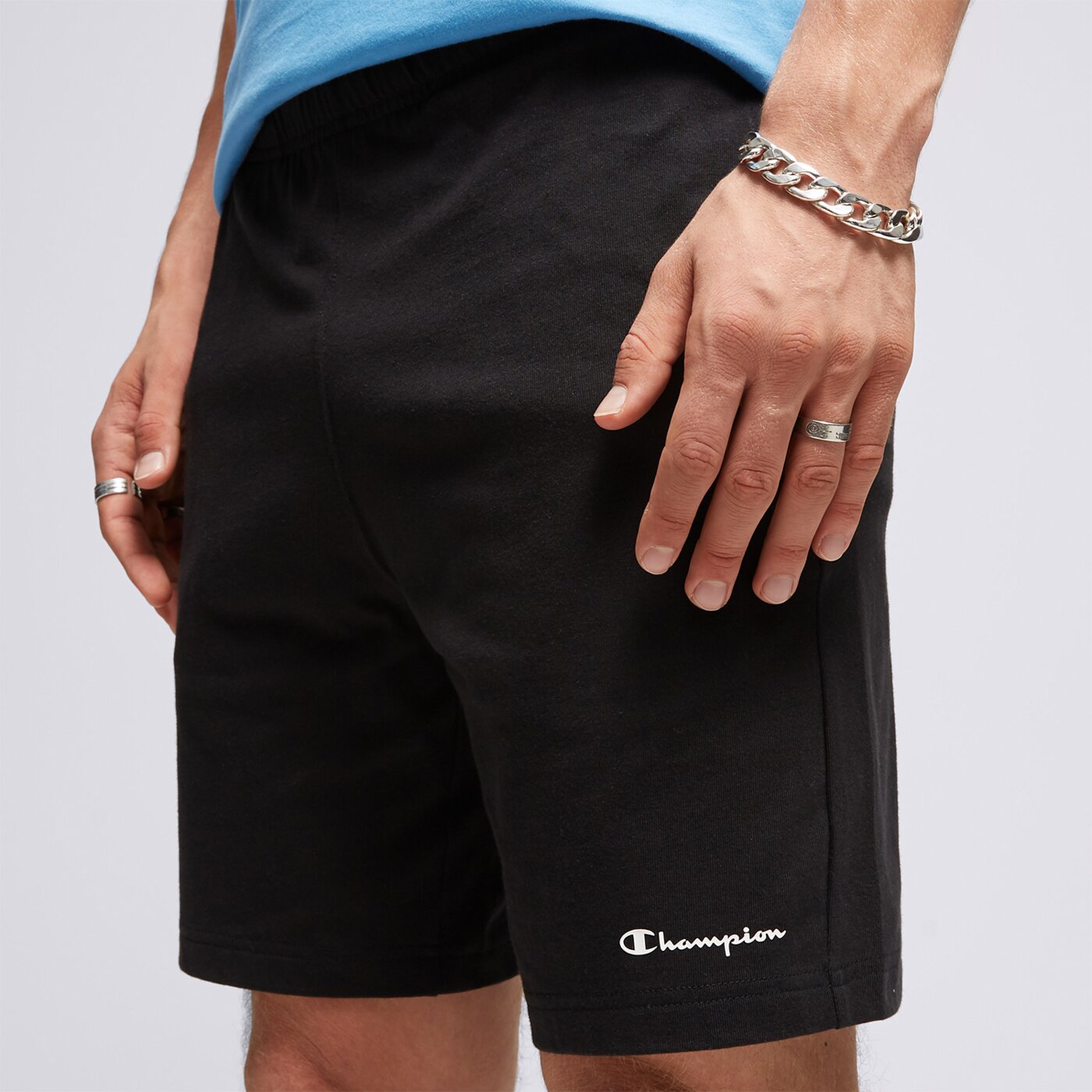 Spodenki męskie CHAMPION SZORTY BERMUDA 217436kk001 kolor czarny