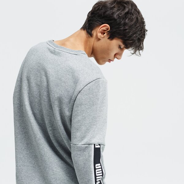 Bluza męska PUMA BLUZA AMPLIFIED CREW FL 58042903 kolor szary