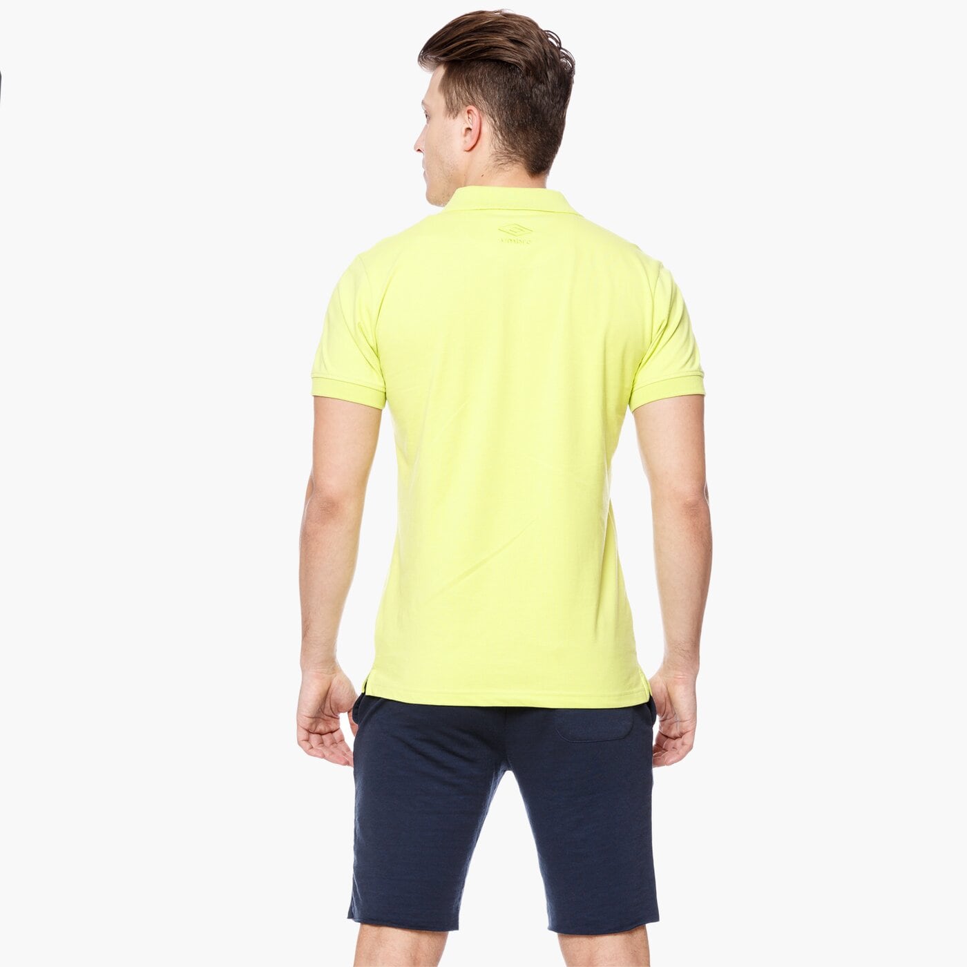 Koszulka polo męska UMBRO POLO ROBERTO ul17pom01005 kolor żółty