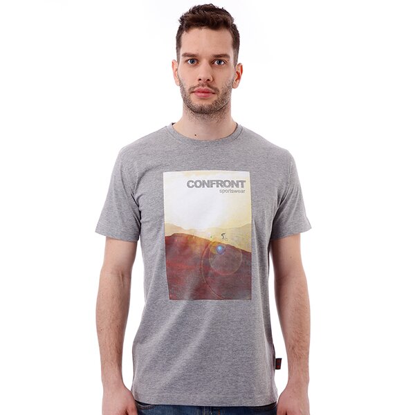Koszulka męska CONFRONT T-SHIRT GIORGIO cf13tsm05052 kolor szary