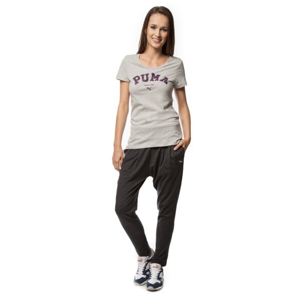 Koszulka damska PUMA T-SHIRT STYLE PERSONAL BEST ATHL TEE 83433933 kolor szary