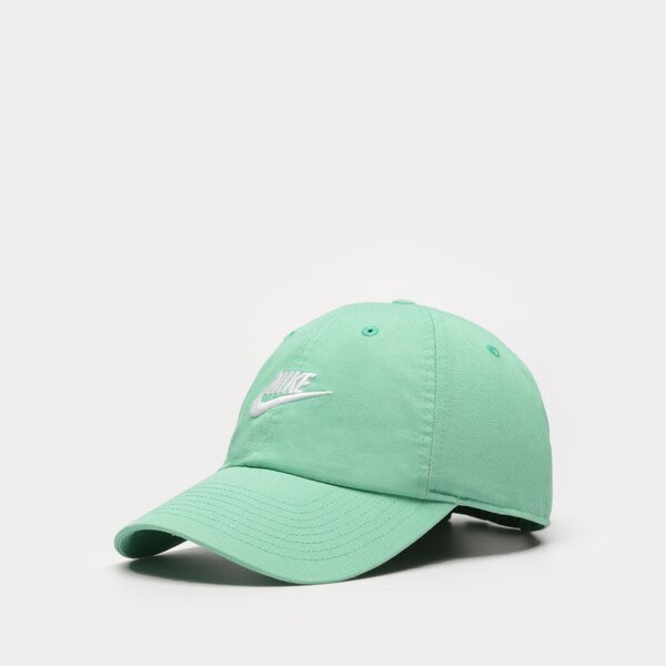 Czapka z daszkiem damska NIKE CZAPKA U NSW H86 FUTURA WASH CAP 913011-363 kolor zielony