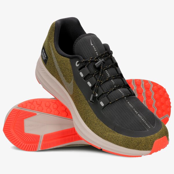Buty do biegania męskie NIKE ZOOM WINFLO 5 RUN SHIELD ao1572300 kolor khaki