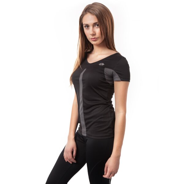 Koszulka damska LOTTO T-SHIRT ABBIE-X PL r4079 kolor czarny