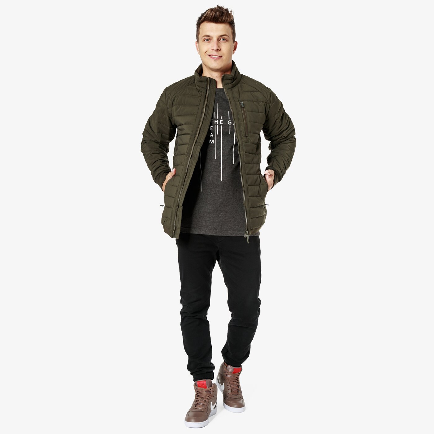 Kurtka zimowa męska FEEWEAR KURTKA PECOS fw38kum34002 kolor khaki