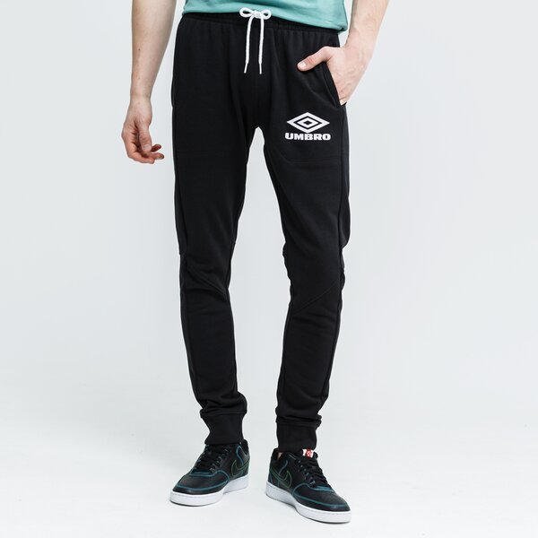 Spodnie dresowe męskie UMBRO SPODNIE SLIM FIT JOGGER 65822u-060 kolor czarny