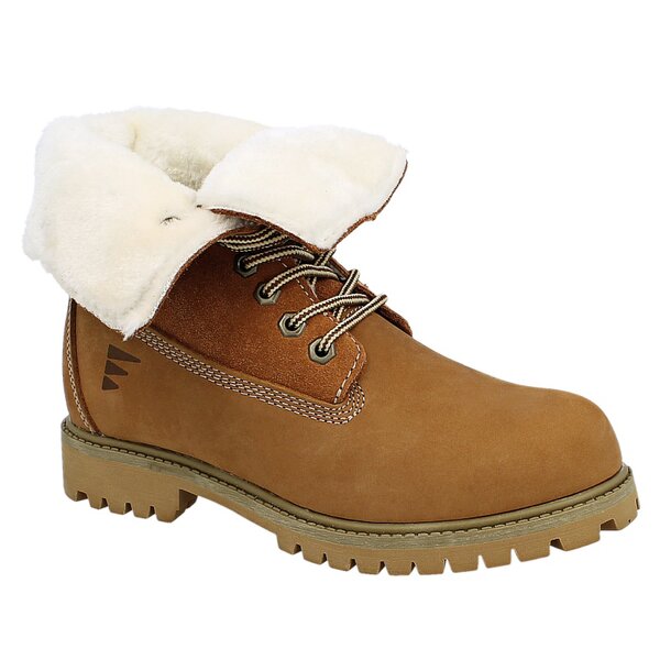 Buty zimowe damskie FEEWEAR CLASSIC ROLL fwwb314004 kolor żółty