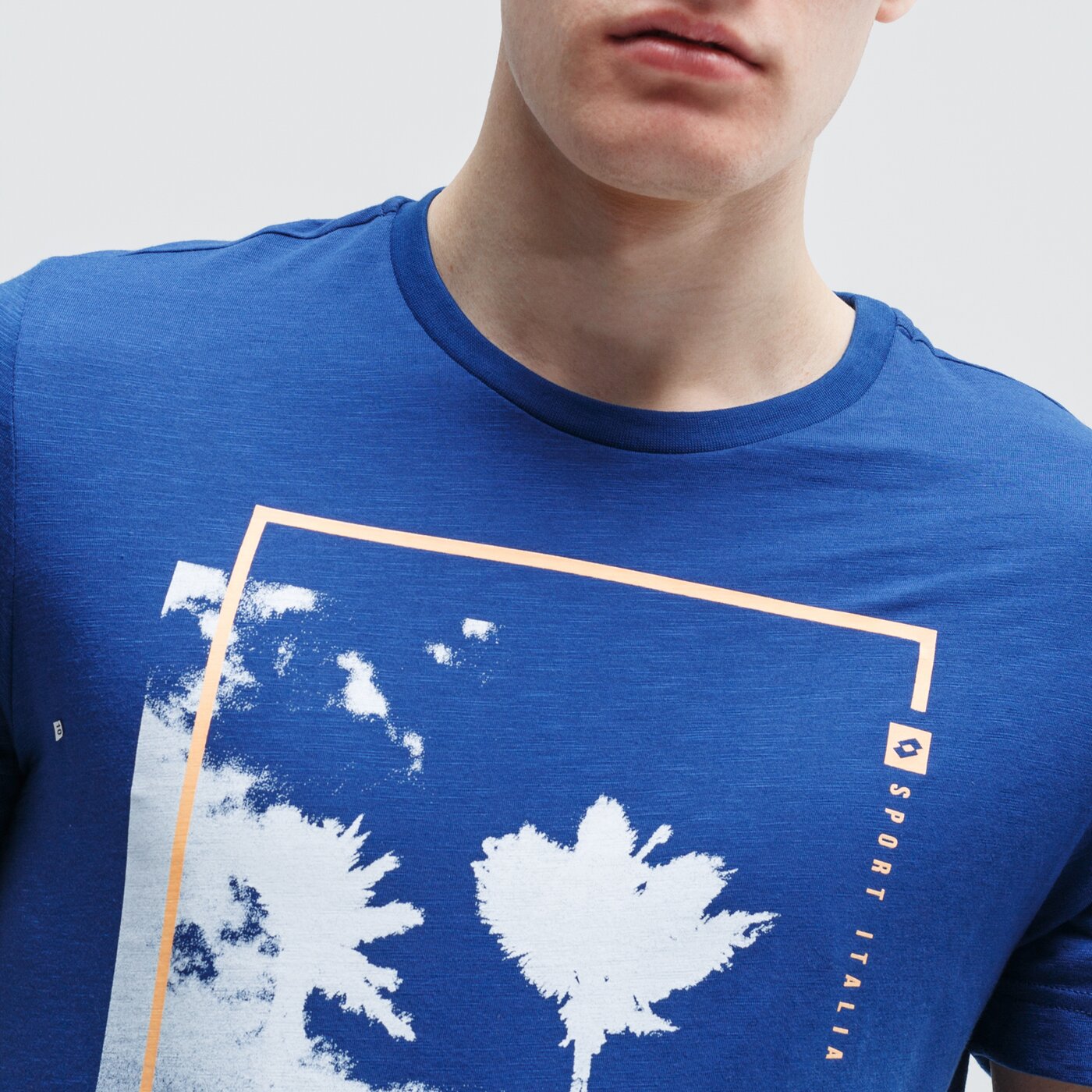 Koszulka męska LOTTO T-SHIRT BEACH PALM PL 213464-59x kolor granatowy