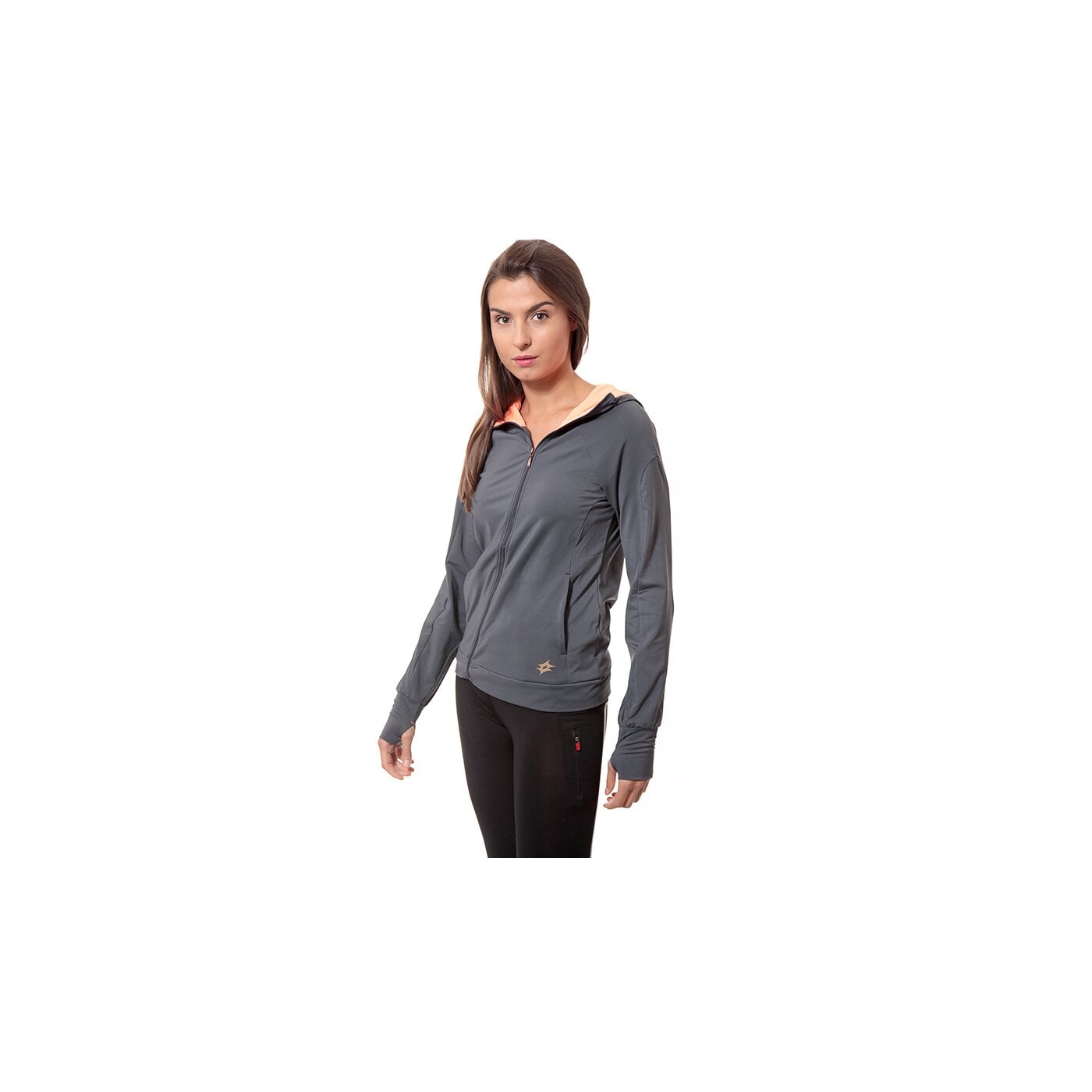Bluza damska LOTTO BLUZA SWEAT FZ ADA PL r2066 kolor szary