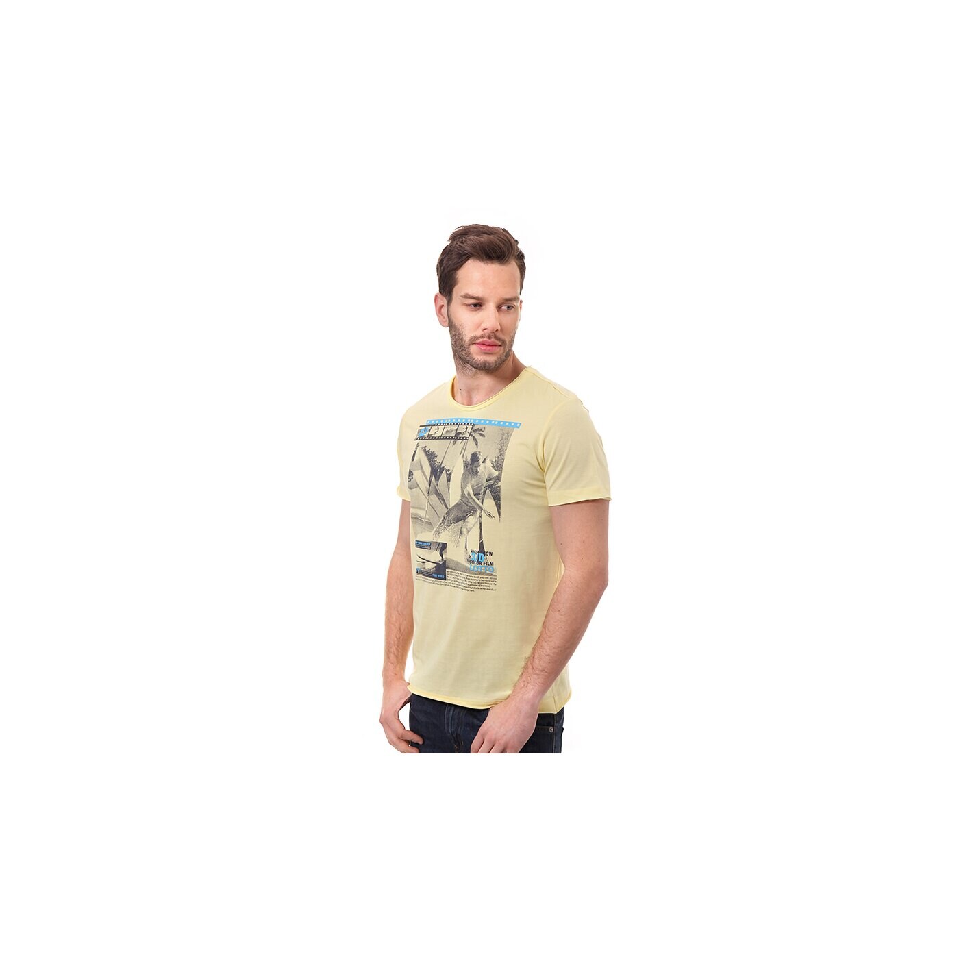 Koszulka męska LOTTO T-SHIRT T-SHIRT DARKO q9552 kolor żółty