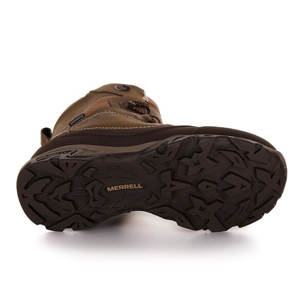 Buty outdoor damskie MERRELL SNOWBOUND MID WP j55620 kolor brązowy