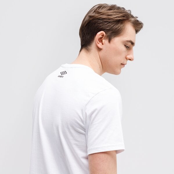 Koszulka męska UMBRO T-SHIRT ANTHAN ul121tsm89002 kolor biały