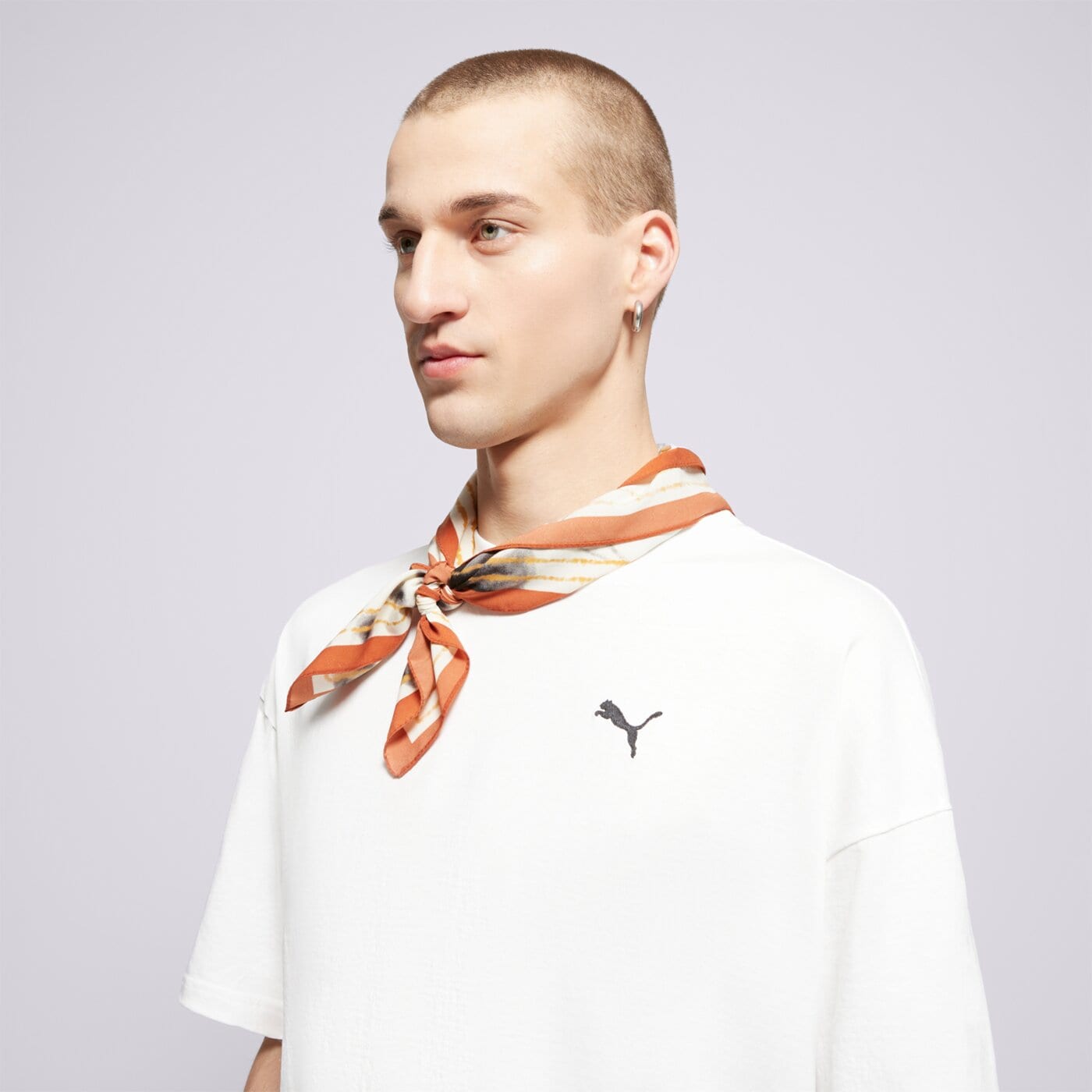 Koszulka męska PUMA T-SHIRT WARDROBE ESS OVERSIZED TEE 629646 02 kolor biały