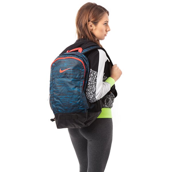 Plecak damski NIKE PLECAK TEAM TRAINING MED GRAPHIC ba4894410 kolor niebieski