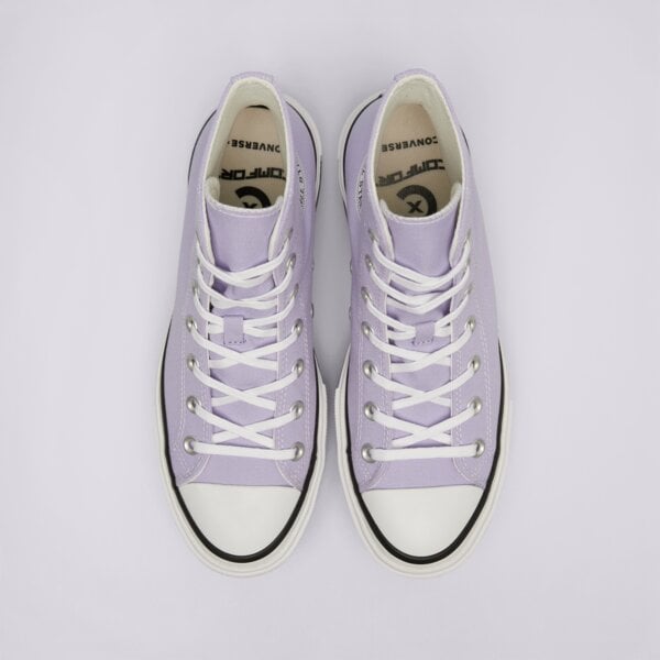 Buty sportowe damskie CONVERSE CHUCK TAYLOR ALL STAR LIFT DOUBLE STACK a15206c kolor fioletowy