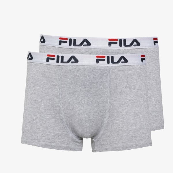 Bielizna męska FILA BOKSERKI TRUNK URBAN 2PACK GREY fu5016/2-400 kolor szary