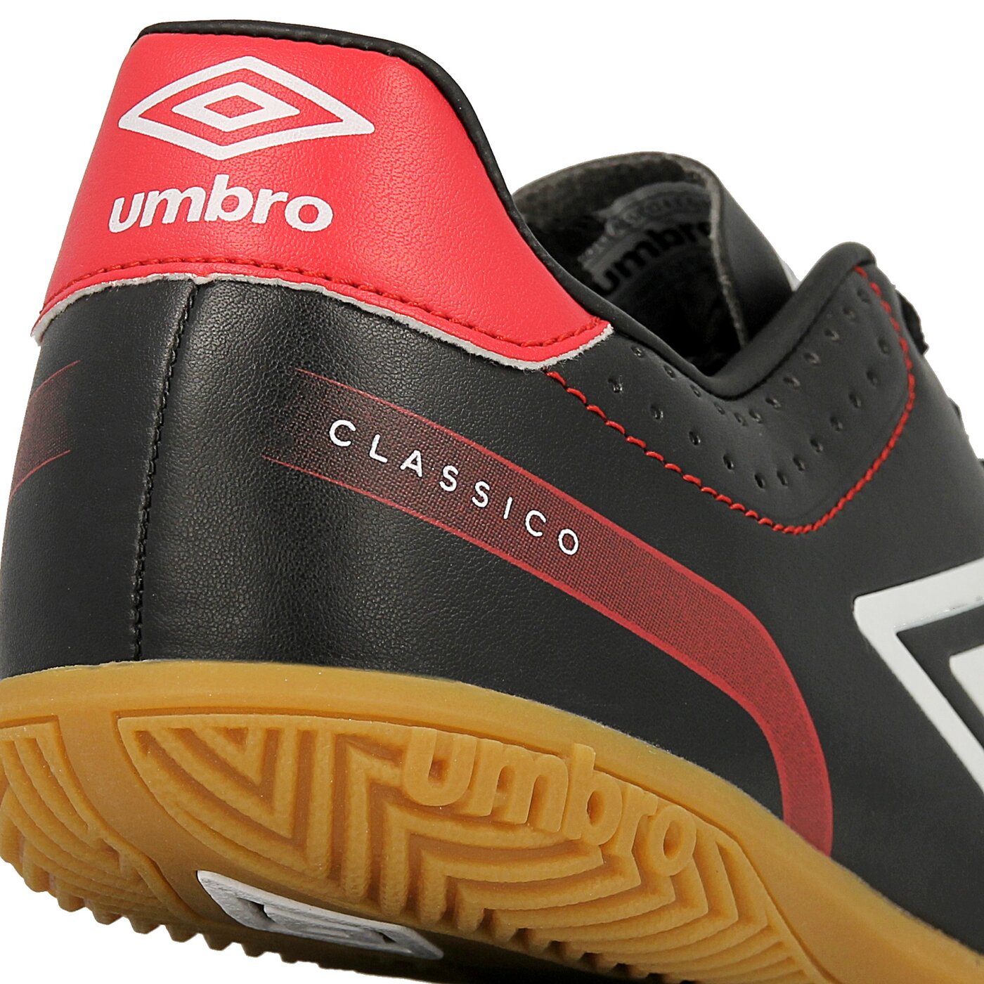 Buty piłkarskie męskie UMBRO CLASSICO 4 IC GUM 85770uewg kolor czarny