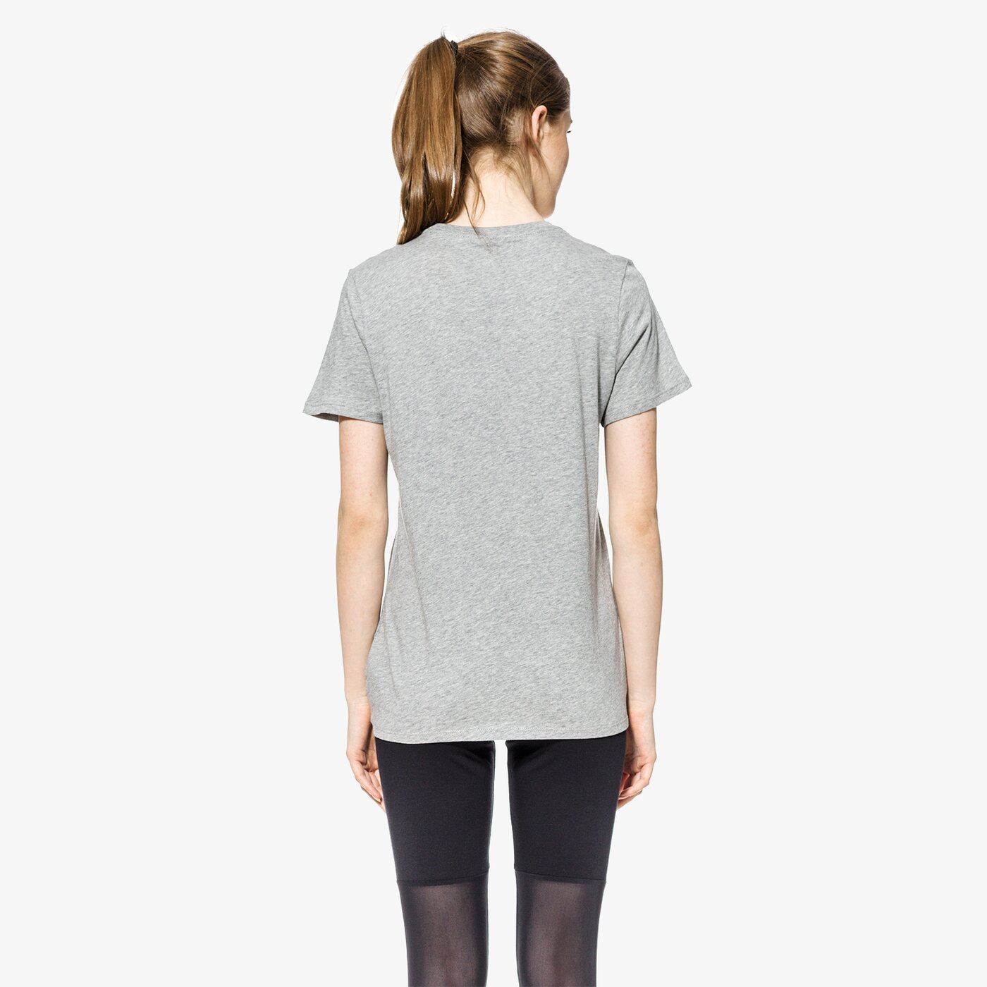 Koszulka damska NIKE T-SHIRT SS W NSW CREW JDI SWSH HBR 889403-063 kolor szary
