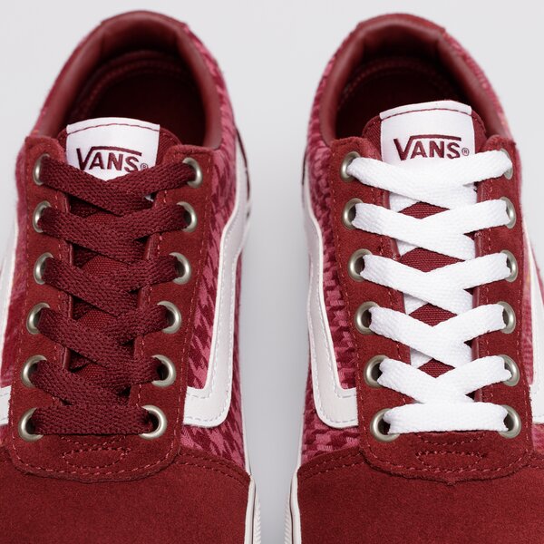 Buty sportowe damskie VANS WM WARD PLATFORM vn0a3tlcprt1 kolor bordowy