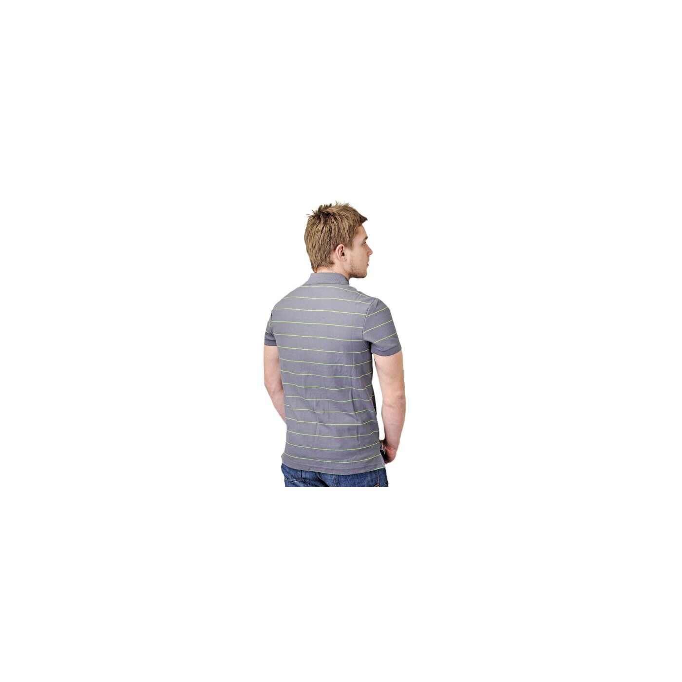 Koszulka polo męska NIKE POLO AD CLUB PIQUE THIN STRIPE 402541021 