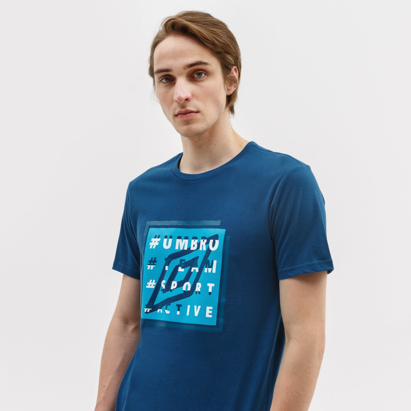 Koszulka męska UMBRO T-SHIRT XAM ul121tsm95001 kolor granatowy