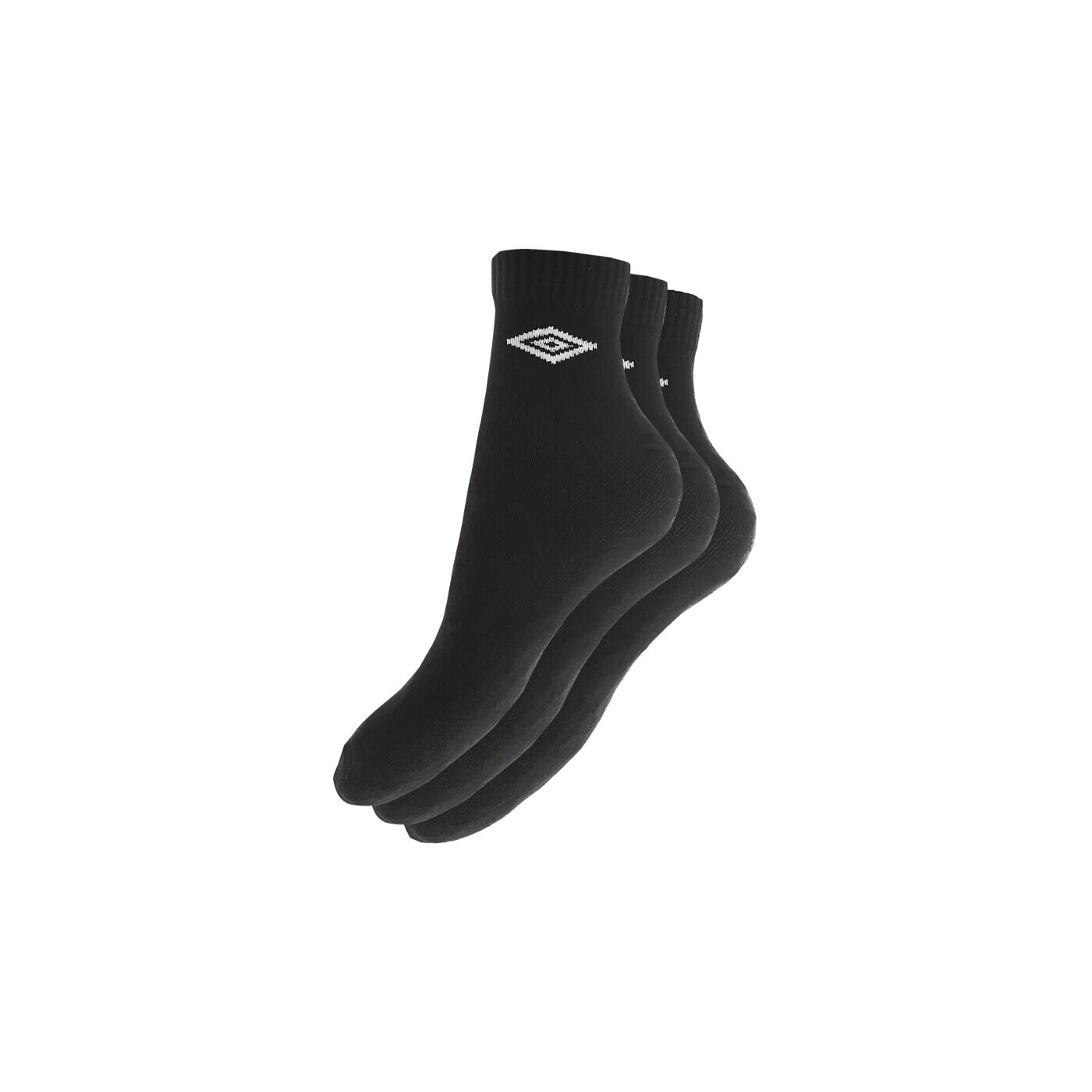 Skarpetki damskie UMBRO SKARPETY 3PPK QUARTER BLACK um24168e kolor czarny