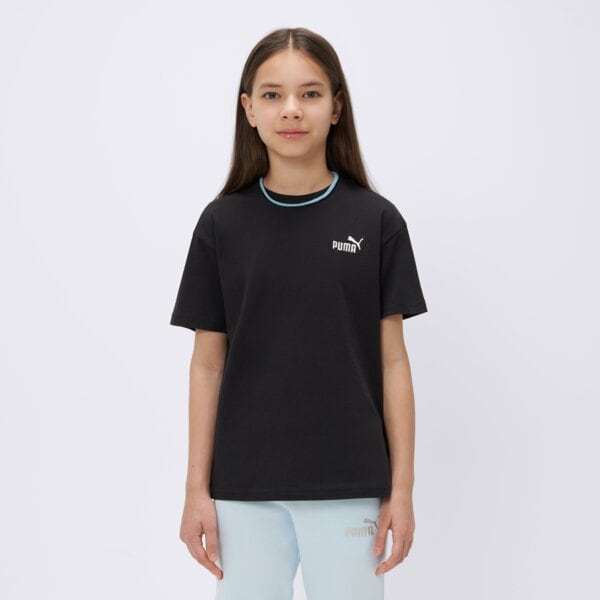 Koszulka dziecięca PUMA T-SHIRT ESS SMALL NO. 1 LOGO RELAXED B 684920 01 kolor czarny