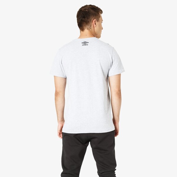 Koszulka męska UMBRO T-SHIRT SS LUSTY ul38tsm50001 kolor szary