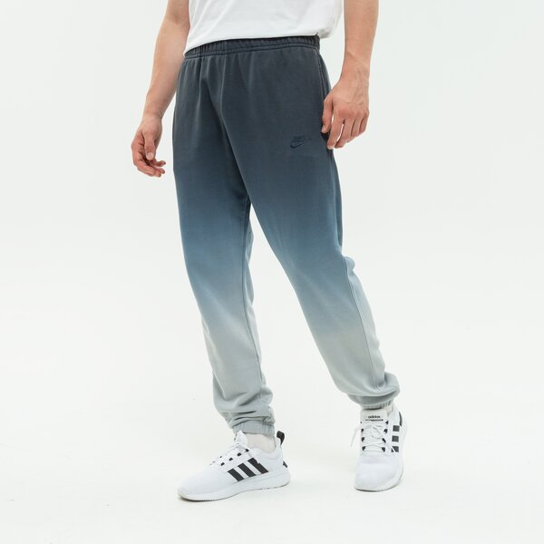 Spodnie dresowe męskie NIKE SPODNIE M NK CLUB+ CF PANT DIP DYE dq4631-070 kolor szary