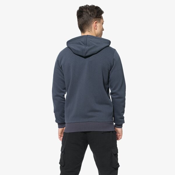 Bluza męska UMBRO BLUZA ZIP THROUGH FLEECE HOODY 65153ugkr kolor granatowy