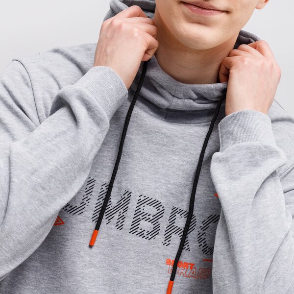 Bluza męska UMBRO BLUZA Z KAPTUREM WILLIS ul121blm40002 kolor szary