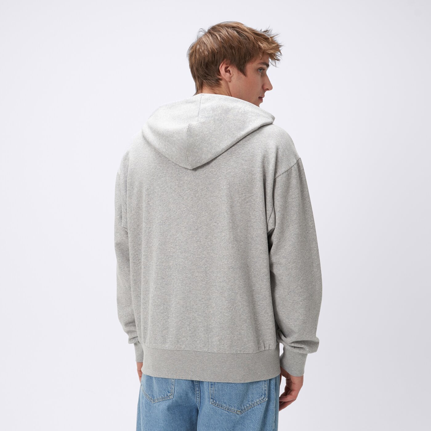 Bluza męska ADIDAS BLUZA Z KAPTUREM M FEELCOZY HD je3809 kolor szary