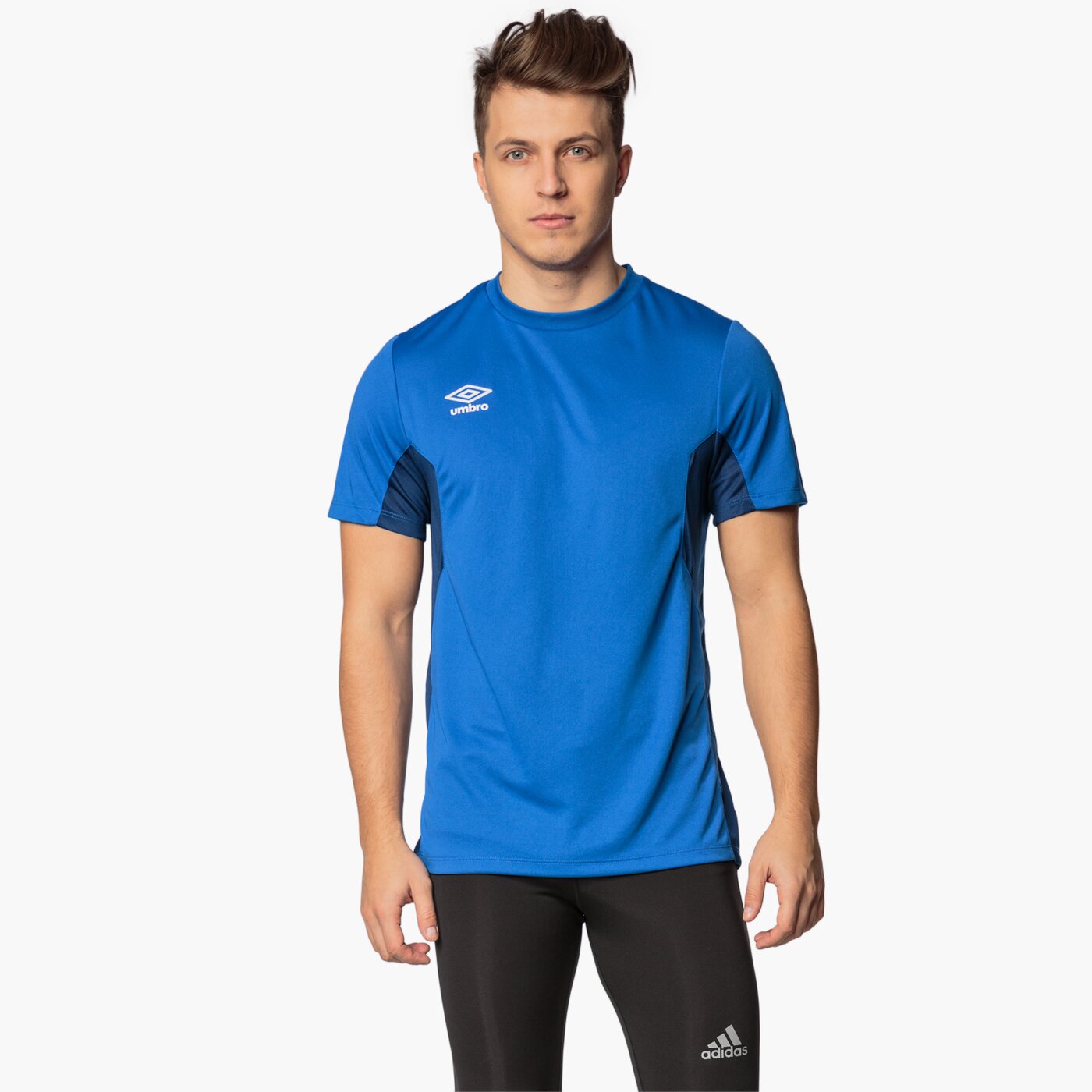 Koszulka męska UMBRO T-SHIRT ELITE TRAINING JERSEY 64542uer9 kolor niebieski