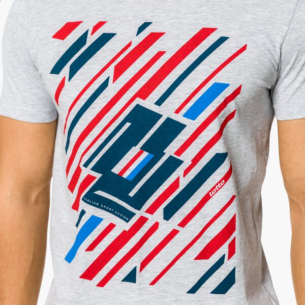 Koszulka męska LOTTO T-SHIRT LUTONI lo17tsm26001 kolor biały