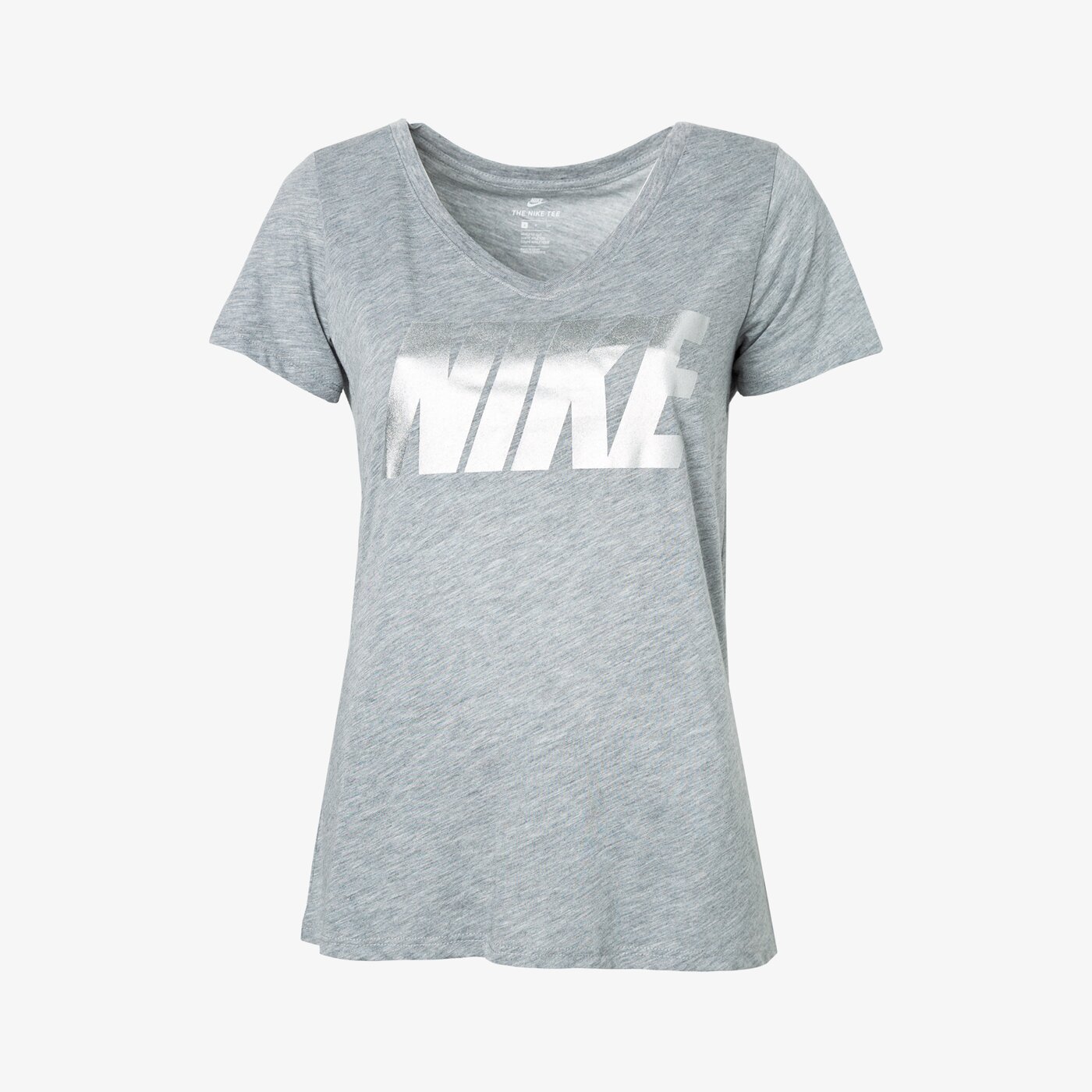 Koszulka damska NIKE T-SHIRT SS MTLC BLOCK 923330-063 kolor szary