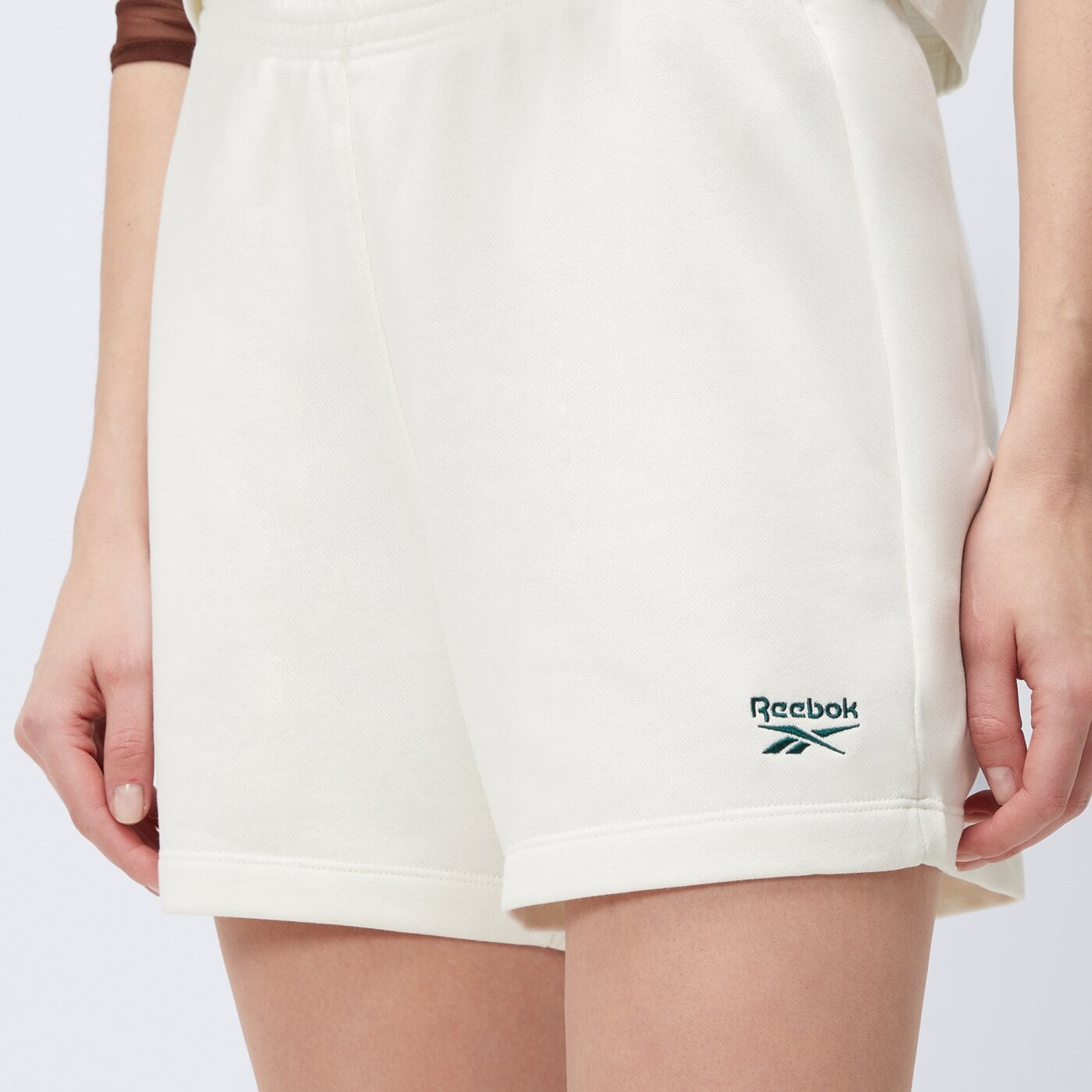 Spodenki damskie REEBOK SZORTY REEBOK IDENTITY SL FT 100234358 kolor beżowy