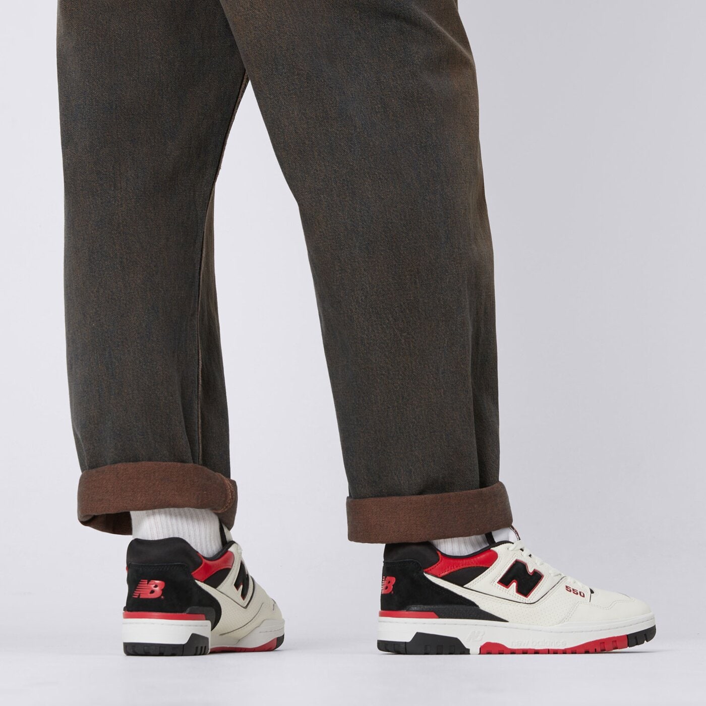 Buty sportowe męskie NEW BALANCE 550  bb550str kolor kremowy