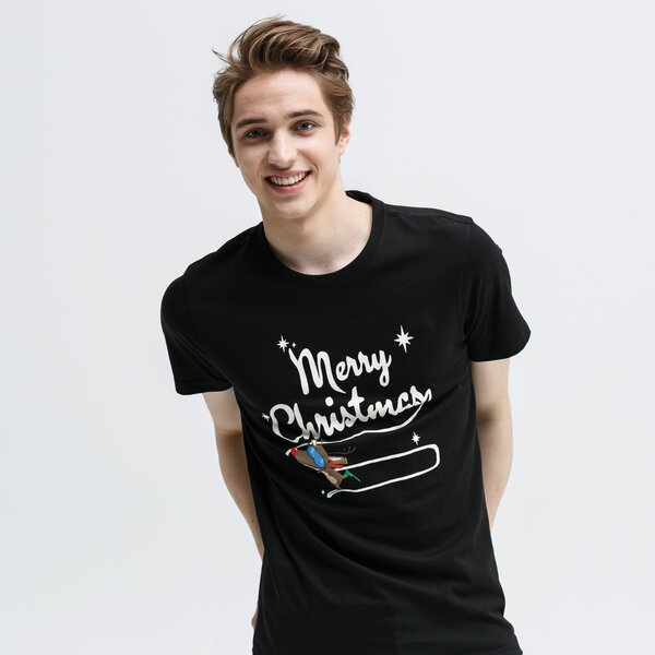 Koszulka męska FEEWEAR T-SHIRT SPARKLE fw39tsm73001 kolor czarny